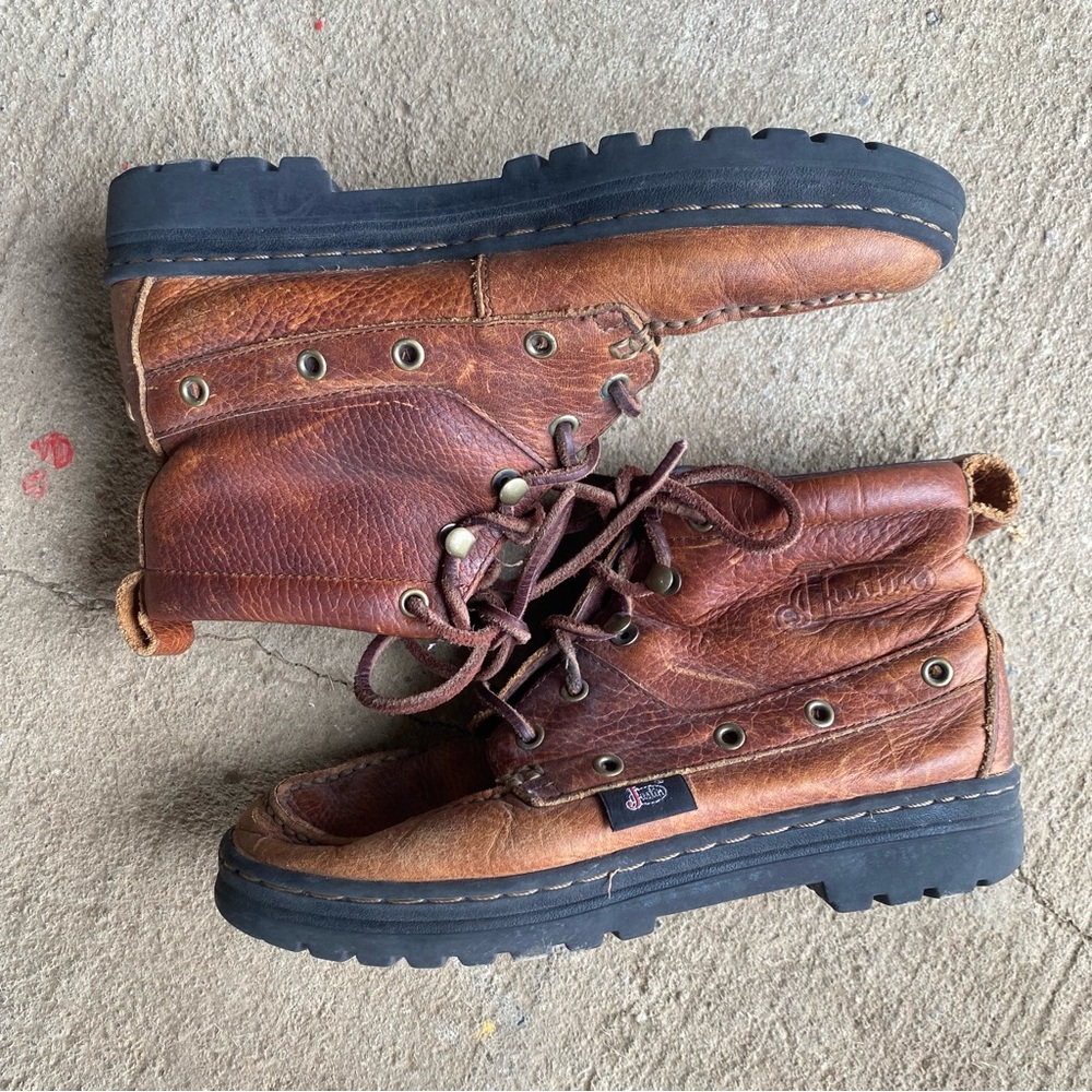 Justin Women's Brown Leather Boots